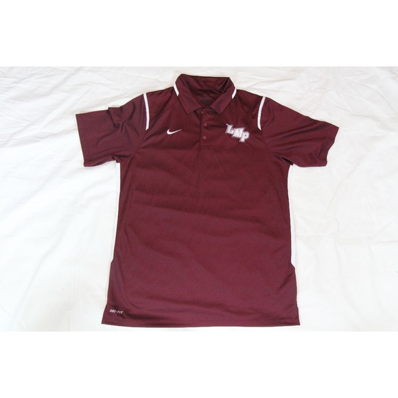 nike burgundy polo
